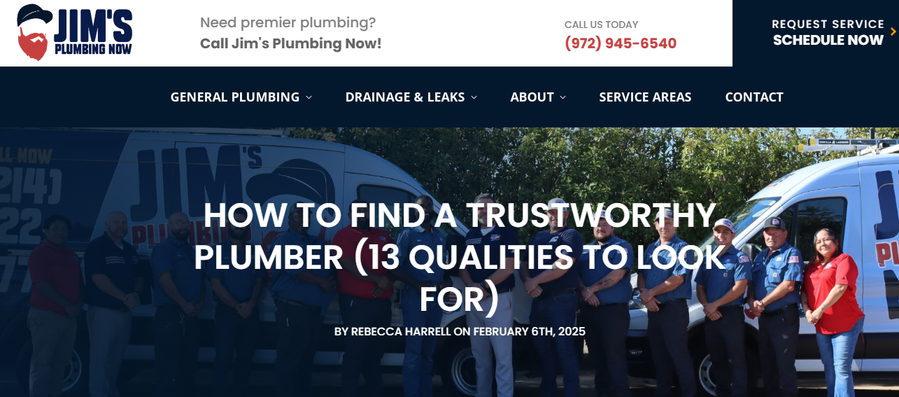 Jim's Plumbing Blog Post