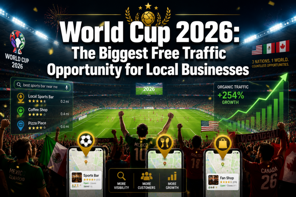 Why World Cup 2026 Is the Biggest Free Traffic Opportunity for Local Businesses